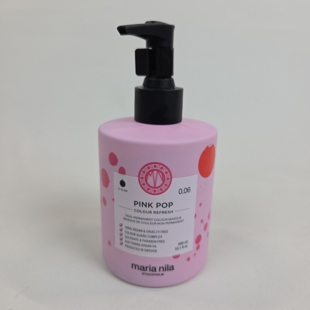 Maria Nila Colour Refresh Pink Pop Hairmask 300 ML Color Refreshment Amplifier